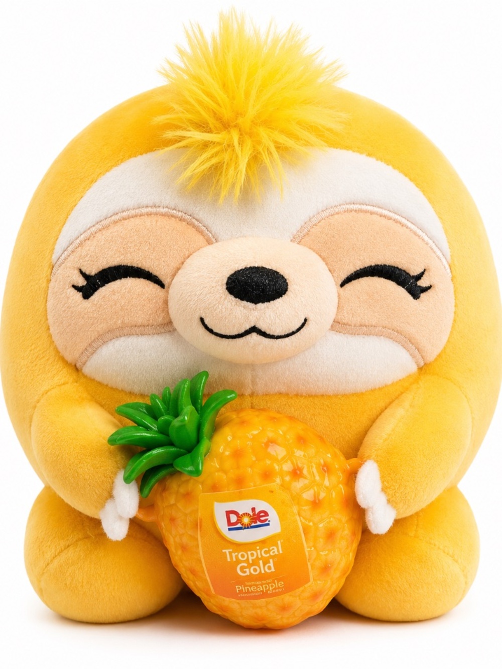 Zuru Snackles Series 2 Sandy Sloth Plush Dole Pineapple Collectible 5.5"